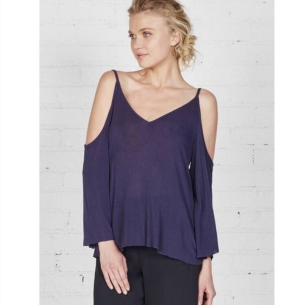 bailey 44 purple genie top anthropologie - Picture 1 of 5